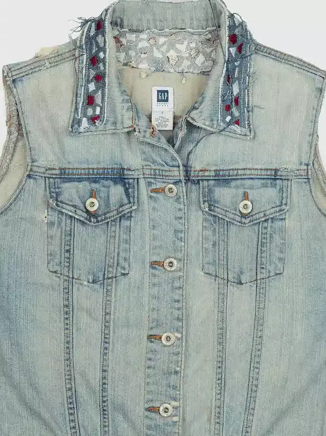 Γυναικείο γιλέκο Gapvintage της δεκαετίας του 2000 - S