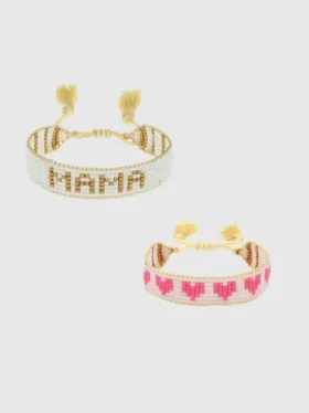 Hart Mini and Me: Gold Mama και ροζ καρδιές