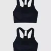 Ingrid and Isabel Basics Αθλητικό σουτιέν θηλασμού χωρίς ραφές για εγκυμοσύνη, σετ 2 τεμαχίων