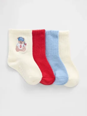 Κάλτσες Brannan Bear Americana για νήπια (σετ 4 τεμαχίων)
