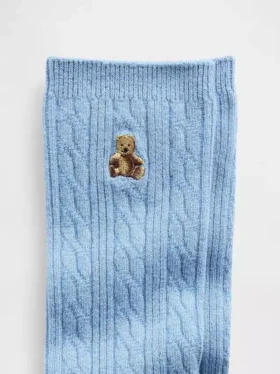 Κάλτσες με πλεκτό μοτίβο «Brannan Bear»