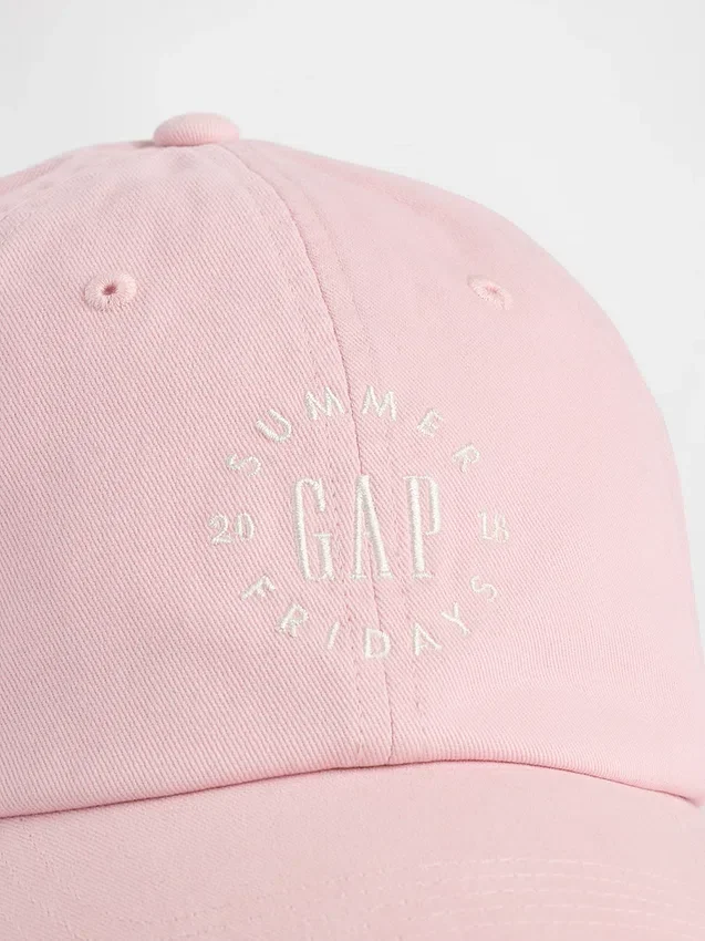 Καπέλο μπέιζμπολ με λογότυπο GAP × Summer Fridays από βιολογικό βαμβάκι