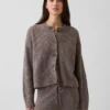 Καρδιγκάν CashSoft σε oversized γραμμή με πλέξη «Shaker-Stitch»