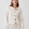Καρδιγκάν CashSoft σε oversized γραμμή με πλέξη «Shaker-Stitch»