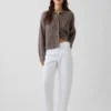 Καρδιγκάν CashSoft σε oversized γραμμή με πλέξη «Shaker-Stitch»