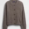 Καρδιγκάν CashSoft σε oversized γραμμή με πλέξη «Shaker-Stitch»