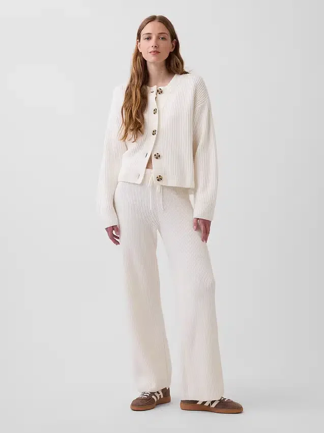 Καρδιγκάν CashSoft σε oversized γραμμή με πλέξη «Shaker-Stitch»
