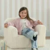 Καρέκλα babyGap από αφρώδες υλικό με λογότυπο και ραβδωτό βελούδο