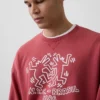 Keith Haring Φούτερ με λογότυπο, βαριάς ποιότητας