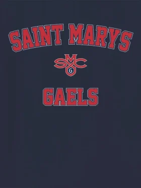 Κλασικό T-shirt με γραφικό σχέδιο από το Saint Marys College της Καλιφόρνιας