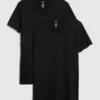 Κλασικό T-shirt με V-neck (σετ 2 τεμαχίων)