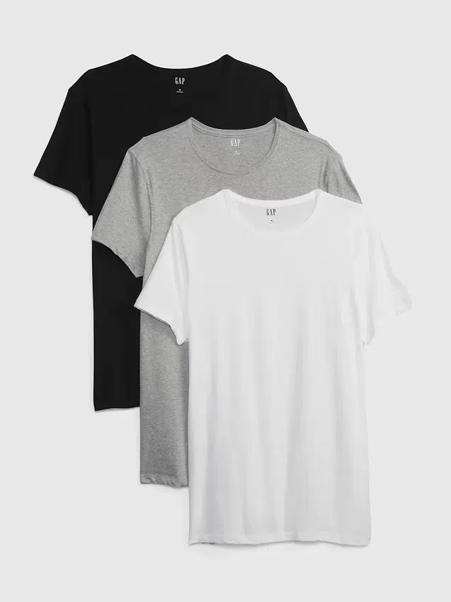 Κλασικό T-shirt (πακέτο 3 τεμαχίων)