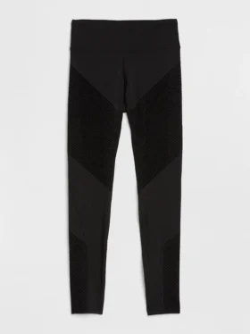 Κολάν GapFit High Rise με υφή ρίγες και συμπίεση Sculpt