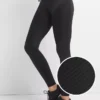 Κολάν GapFit High Rise με υφή ρίγες και συμπίεση Sculpt