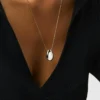 Κολιέ Ana Luisa Silver Mini Pebble