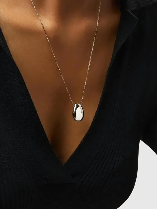 Κολιέ Ana Luisa Silver Mini Pebble