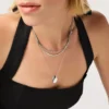 Κολιέ Ana Luisa Silver Mini Pebble