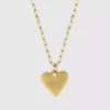 Κολιέ «Small Ribbed Heart of Gold» της Hart