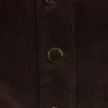 Κοντό γιλέκο από κοτλέ χωρίς τιράντες