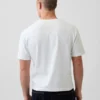 Κοντό βαρέως βάρους T-shirt για ενήλικες