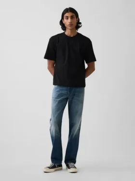 Κοντό βαρέως βάρους T-shirt για ενήλικες