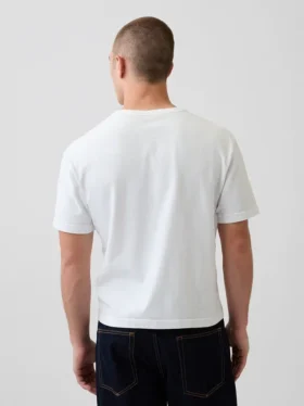 Κοντό βαρέως βάρους T-shirt για ενήλικες