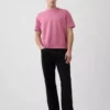 Κοντό βαρέως βάρους T-shirt για ενήλικες