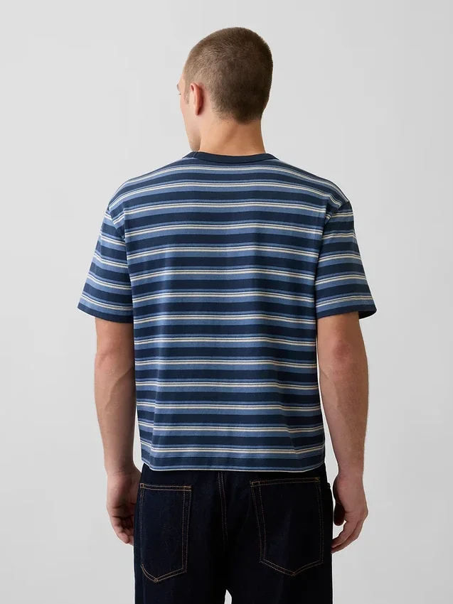 Κοντό βαρέως βάρους T-shirt για ενήλικες