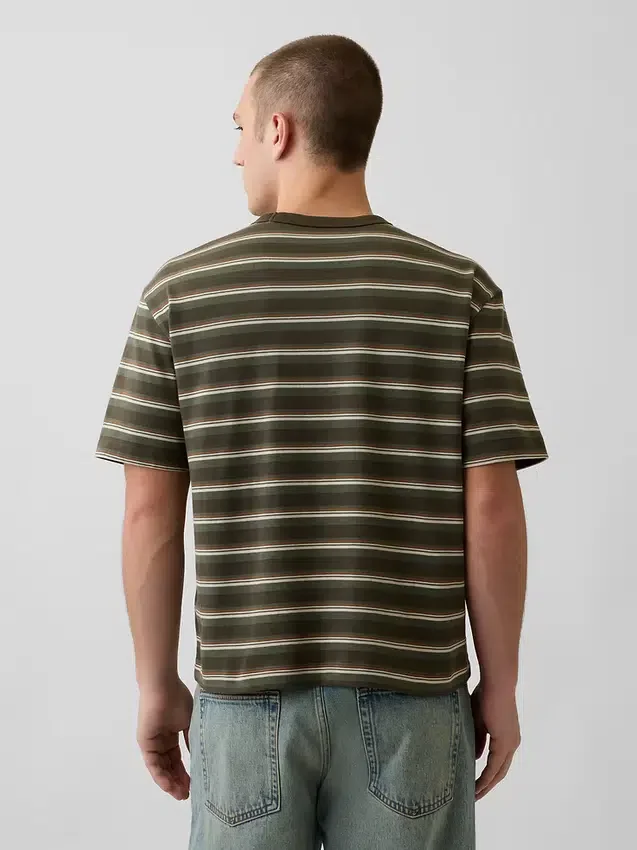 Κοντό βαρέως βάρους T-shirt για ενήλικες