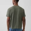 Κοντό βαρέως βάρους T-shirt για ενήλικες