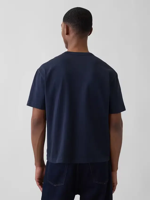 Κοντό βαρέως βάρους T-shirt για ενήλικες