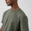 Κοντό βαρέως βάρους T-shirt για ενήλικες
