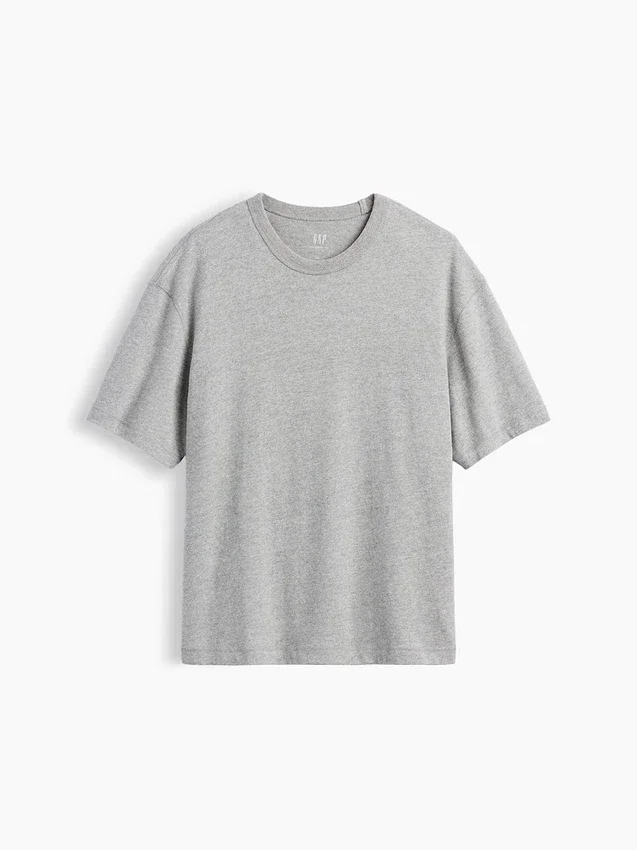 Κοντό βαρέως βάρους T-shirt για ενήλικες