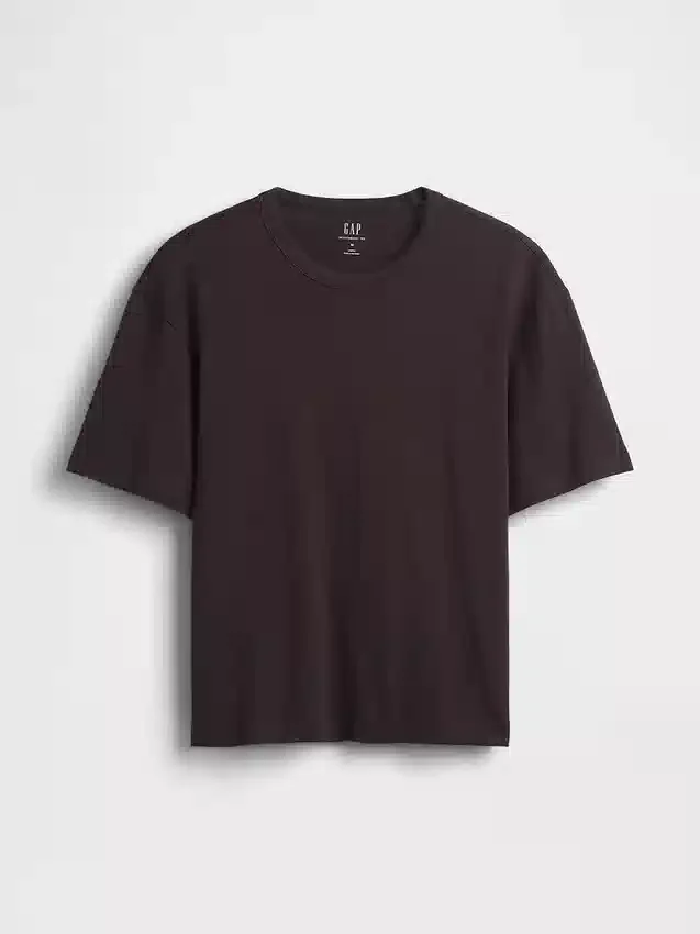 Κοντό βαρέως βάρους T-shirt για ενήλικες