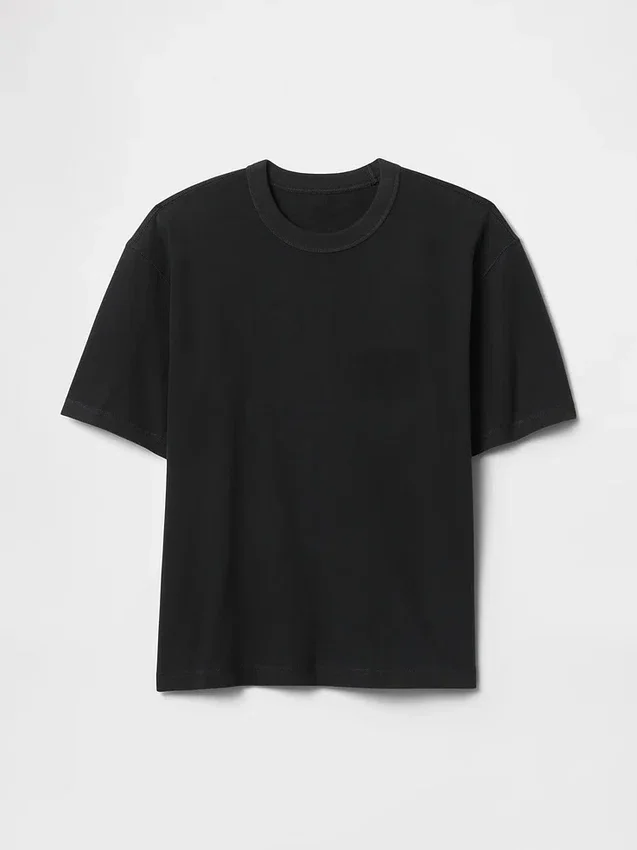 Κοντό βαρέως βάρους T-shirt για ενήλικες