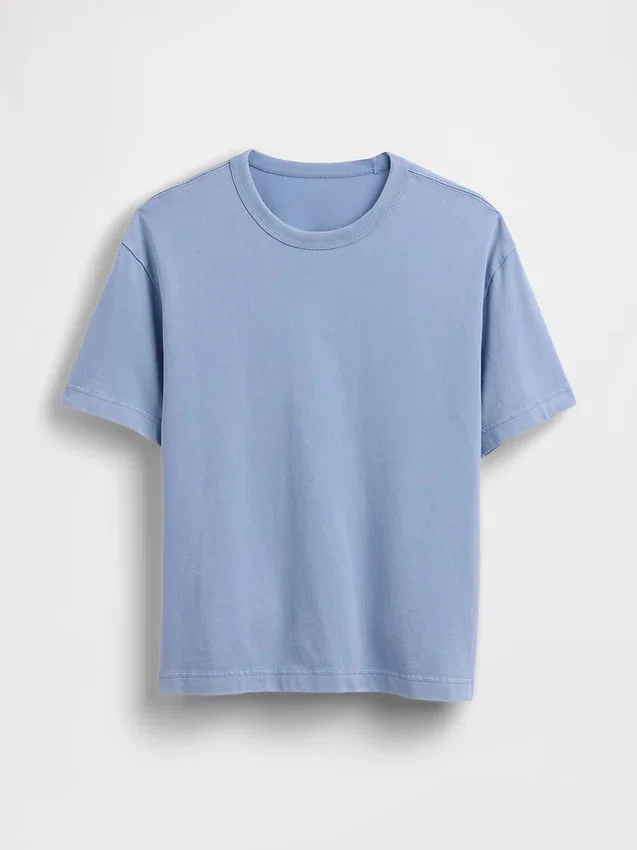 Κοντό βαρέως βάρους T-shirt για ενήλικες
