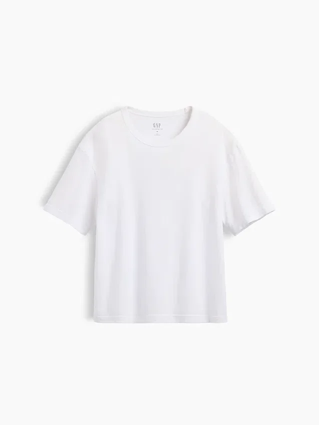 Κοντό βαρέως βάρους T-shirt για ενήλικες