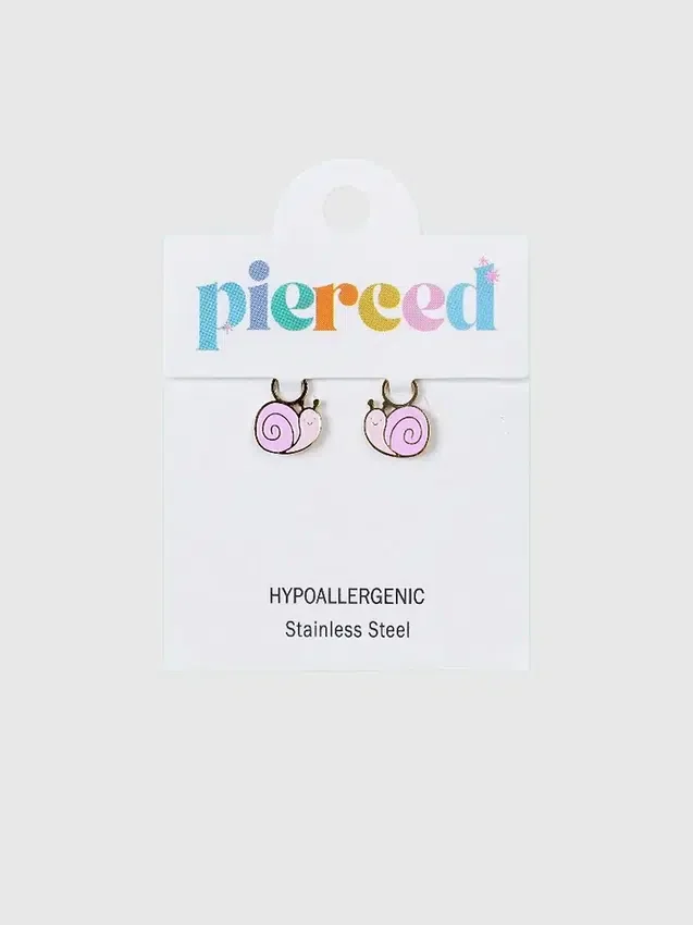 Κοσμήματα με μοτίβο σαλιγκαριού της Pierced Co για σκουλαρίκια τύπου «Huggie»