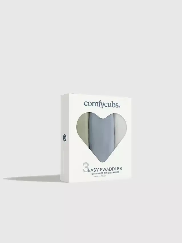 Κουβέρτες περιτύλιξης Easy Swaddle της Comfy Cubs με φερμουάρ