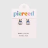 Κρεμαστά με μοτίβο μύρτιλου της Pierced Co για σκουλαρίκια Huggie