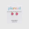 Κρεμαστό «Hot Pink Flower» της Pierced Co για σκουλαρίκια Huggie