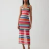 Μακρύ φόρεμα Gapstudio Happy Stripe Sheer