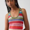 Μακρύ φόρεμα Gapstudio Happy Stripe Sheer