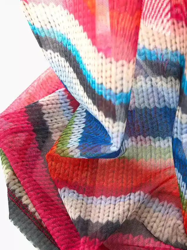 Μακρύ φόρεμα Gapstudio Happy Stripe Sheer