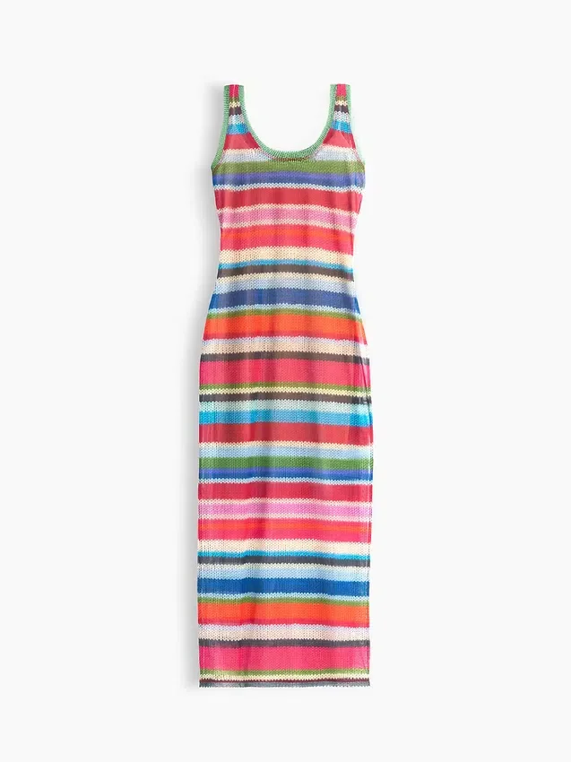 Μακρύ φόρεμα Gapstudio Happy Stripe Sheer