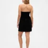 Μίνι φόρεμα από κοτλέ χωρίς τιράντες