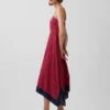 Μίντι φόρεμα με ρίγες