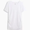 Μοντέρνο T-shirt εγκυμοσύνης με στρογγυλό λαιμό