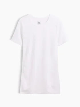 Μοντέρνο T-shirt εγκυμοσύνης με στρογγυλό λαιμό