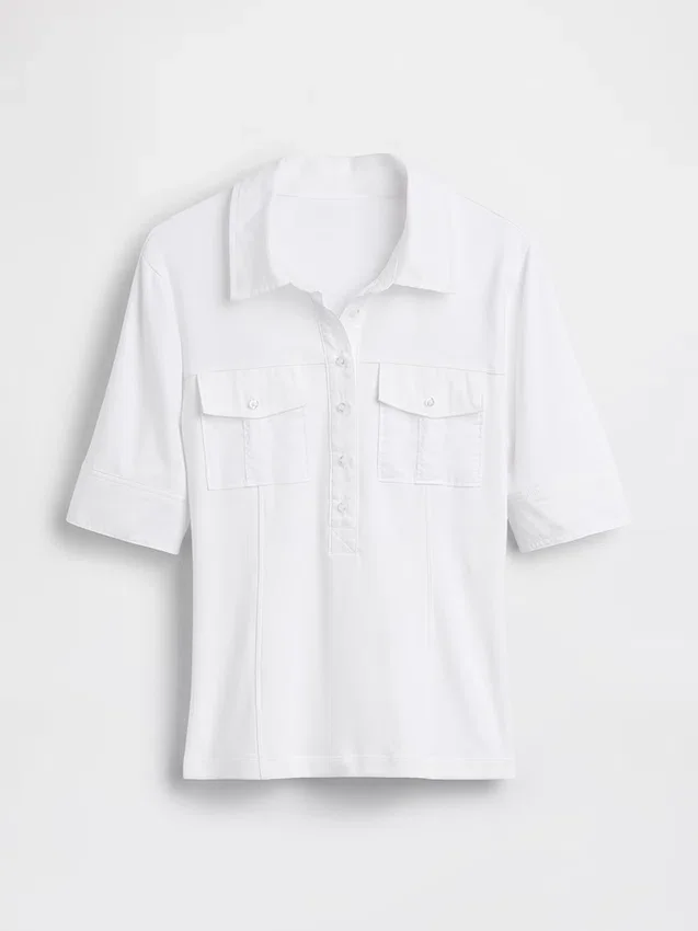 Μοντέρνο T-shirt με μανίκια μέχρι τον αγκώνα